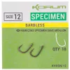Korum Xpert Specimen - Weerhaakloos (size 12) Feederhaak