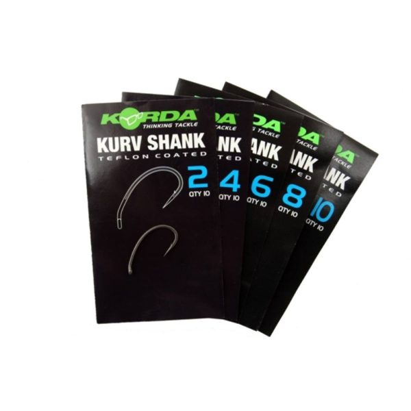 Korda Kurv Shank Size 08 - haak, boiliehaak