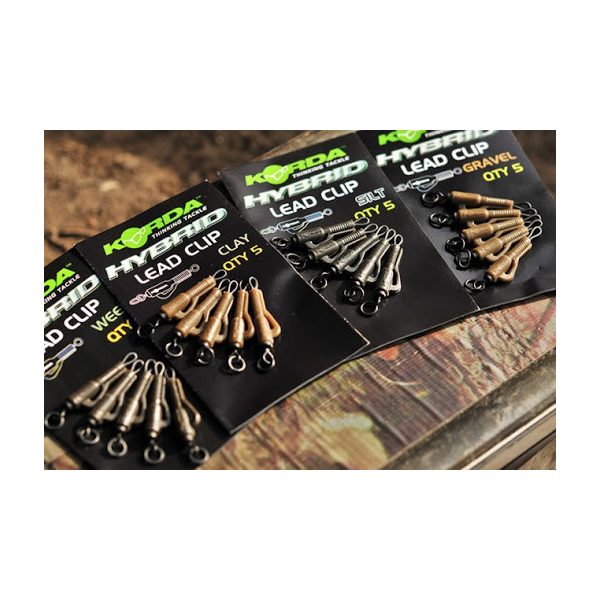 Korda Lead Clip Action Pack - Silt - loodclip set