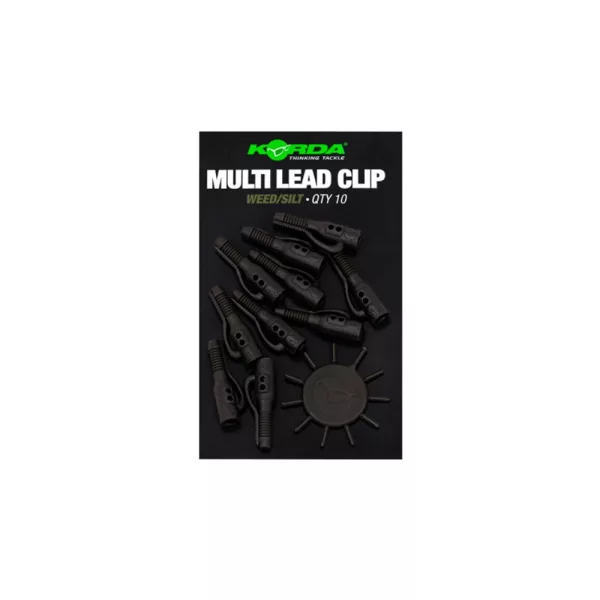 Korda Lead Clip Pin Weed Silt Multi Lead Clip Loodclip 10st