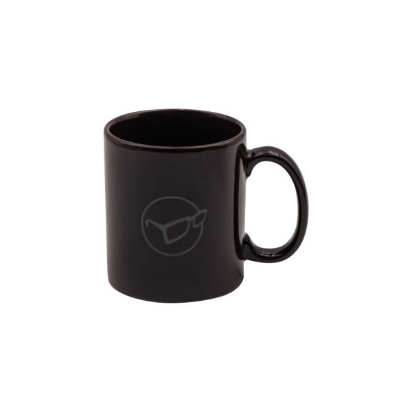 Korda - Mug Glasses Logo Black - Mok met zwart bril logo