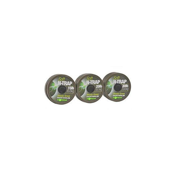Korda N-Trap Soft 20lb Weedy Green - karper onderlijnmateriaal