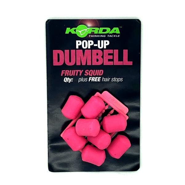Korda Pop-up Dumbell Fruity Squid (8mm) - 10 stuks - kunstaasimitatie