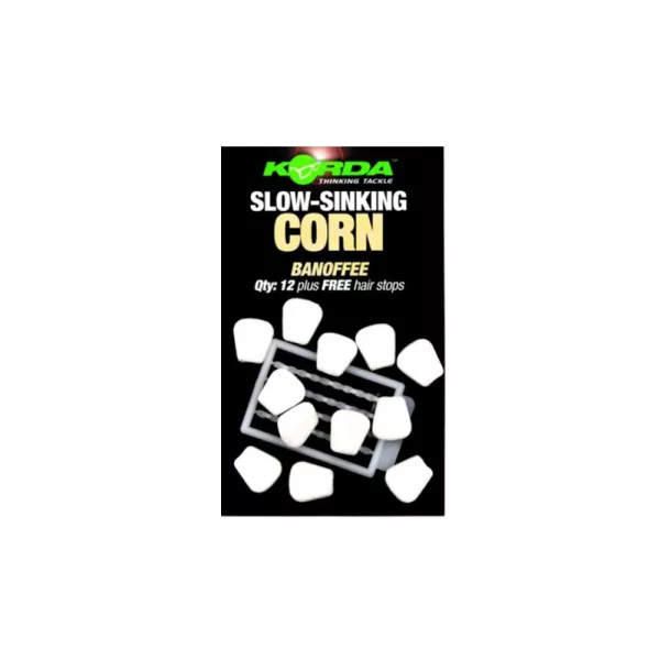 Korda Slow Sinking Corn Banoffee White Rubbermaïs