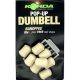 Korda Pop-up Dumbell Banoffee (8mm) - 10 stuks - kunstaasimitatie