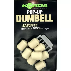   Korda Pop-up Dumbell Banoffee (16mm) - 5 stuks - kunstaasimitatie