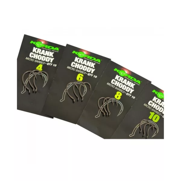 Korda Krank Chod Barbless 10 haak met oog, weerhaakloos 10st