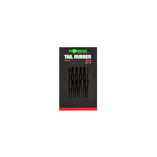 Korda Tail Rubber Nano Weed Rubberen Huls 10 stuks