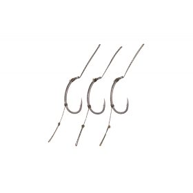   Korda Loop Rigs Klor 6 Oogje, Weerhaak 30lb Gevlochten Voorgeknoopte Haak 3 stuks