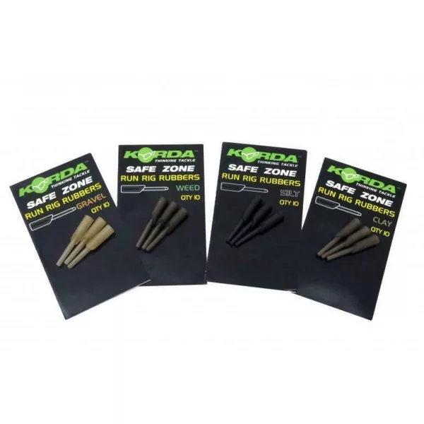 Korda Rubbers Silt - zwart - rubberen bel, rubberen conus