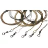 Korda Dark Matter Leader Ring Swivel Weedy Green Voorgeknoopte Boiliemontage
