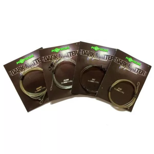 Korda Dark Matter Leader Heli Clear 40lb Voorgemonteerde Karper Rig