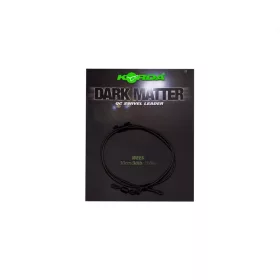   Korda Dark Matter Leader QC Swivel Weed 30lb 30cm Voorgeknoopt Boiliestrig