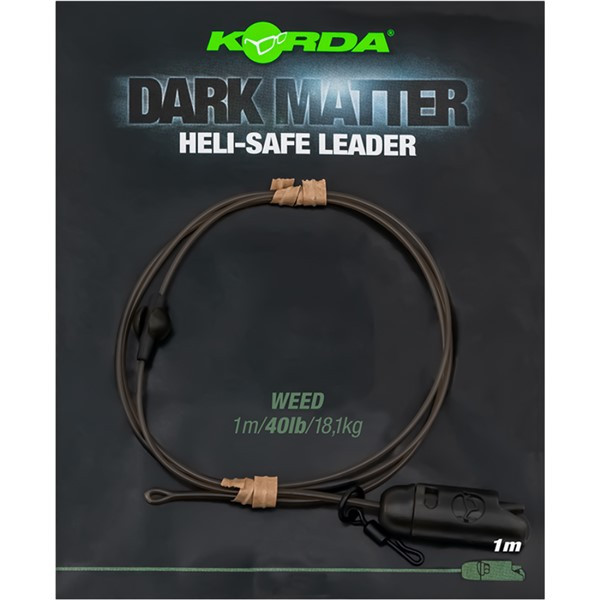 Korda Dark Matter Leader Heli Safe Weed 40lb 50cm