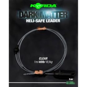   Korda - Dark Matter Leader Heli Safe Clear 40lb 1m transparante helikopter rig onderlijn