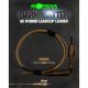 Korda - Dark Matter Leader 50 cm QC Hybrid Clip Gravel snelkoppeling grindkleurige onderlijn
