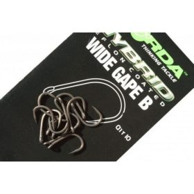   Korda Wide Gape Barbless 4 Haak met oog, weerhaakloos 10 stuks