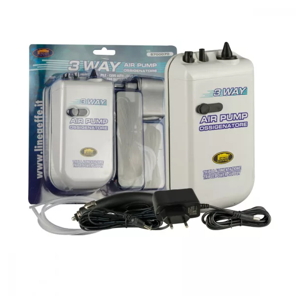 Lineaeffe aasvis beluchter 3WAY 2-snelheden met autolader