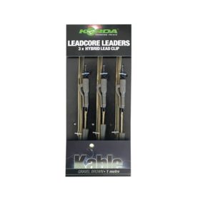   Korda Leadcore Hybrid Lead Clip Gravel Voorgeknoopte Boilie Rig 3st