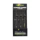 Korda Leadcore Hybrid Lead Clip Weed/Silt Voorgeknoopte Boilie Rig 3st