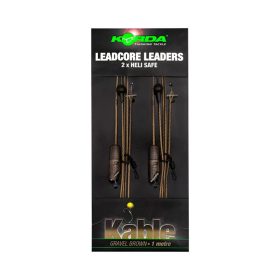   Korda Leadcore Heli Safe Gravel 1,00m Voorgebonden Leadcore Rig 2st