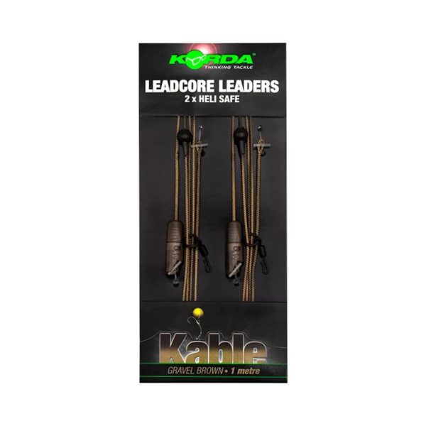Korda Leadcore Heli Safe Gravel 1,00m Voorgebonden Leadcore Rig 2st
