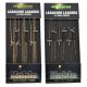 Korda Leadcore leader Ring Swivel Gravel, 3 per pack