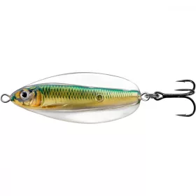  Livetarget Erratic Shiner Lepel Goud/Groen 7gr 5cm Wobbelende Lepel