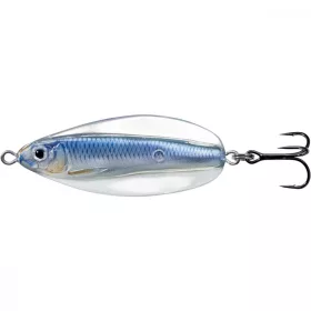   Livetarget Erratic Shiner Lepel Zilver/Blauw 11gr 5,5cm Wobbelende Lepel