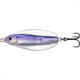   Livetarget Grillige Shiner Lepel Zilver/Violet 14gr 6cm Wobbelende Lepel