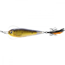   Livetarget Flutter Shad Jigging Lepel Goud/Zwart 11gr 5cm Wobbelende Lepel