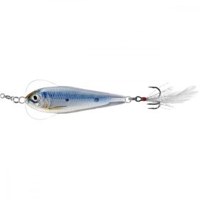   Livetarget Flutter Shad Jigging Lepel Zilver/Blauw 14gr 5,5cm Wobbelende Lepel