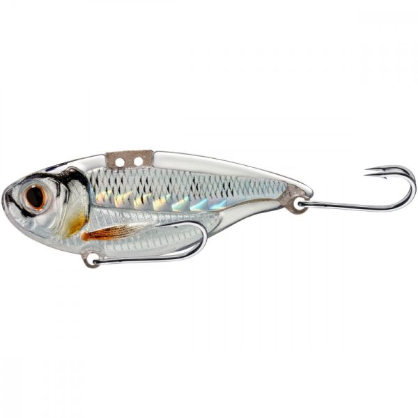 Livetarget Sonic Shad Blade Bait Zilver/Parel 5cm 11gr Verticale Kunstvis