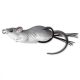 Livetarget Mouse Walking Bait Grijs/Wit 6cm 11gr Muis Kunstaas