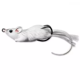 Livetarget Mouse Walking Bait Wit/Wit 6cm 11gr Muis Kunstaas