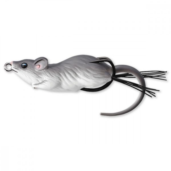Livetarget Mouse Walking Bait Grijs/Wit 7cm 14gr Muis Kunstaas