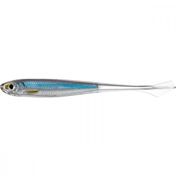 Livetarget Ghost Tail Minnow Dropshot Bait Zilver/Blauw 9,5cm Softbait