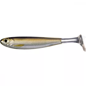   Livetarget Slow-Roll Shiner Paddle Tail Zilver/Bruin 10cm Softbait 4db