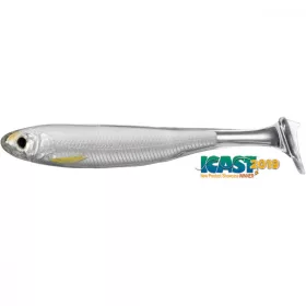   Livetarget Slow-Roll Shiner Paddle Tail Zilver/Parelmoer 10cm Softbait 4db