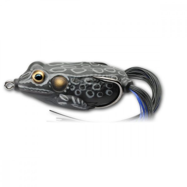 Livetarget Frog Walking Bait Black/Black 4,5cm 7gr Kikker kunstaas