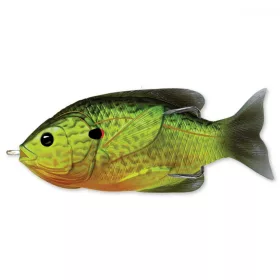   Livetarget Sunfish Walking Bait Fluorescerend Pumpkinseed 7,5cm 12gr Zonnebaars Kunstaas