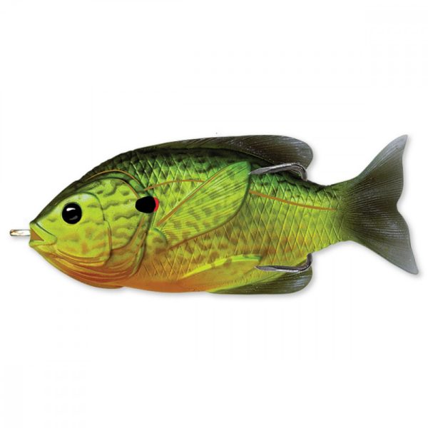 Livetarget Sunfish Walking Bait Fluorescerend Pumpkinseed 7,5cm 12gr Zonnebaars Kunstaas