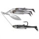 Livetarget Minnow Spinner Rig Rook/Zilver Klein 11gr Spinnerbait