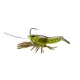 Livetarget Live Craw Finess Bait Chartreuse Zwart 7,5cm 14gr Kreeft Imitatie