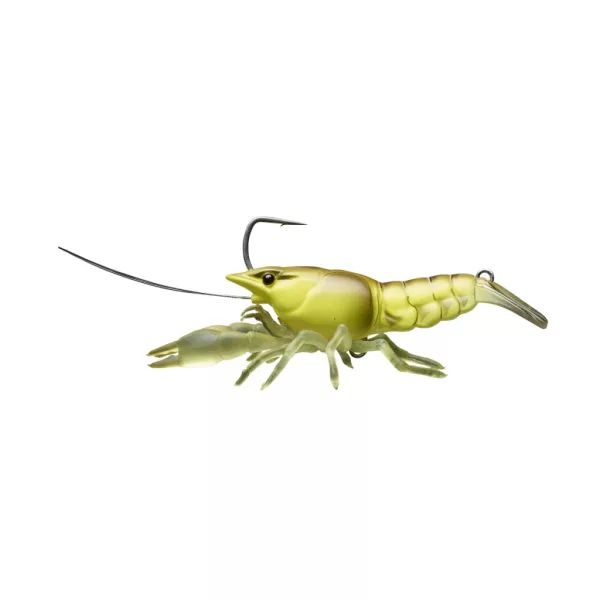 Livetarget Live Craw Finess Bait Chartreuse Pompoen 7,5cm 14gr Kreeft Imitatie