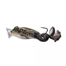   Livetarget The Ultimate Frog Popper Bait Brown Black 5cm 21gr Kikkerimitatie