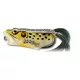 Livetarget Frog Popper Emerald Brown 5,5cm 11gr Zwevende Kikker Imitatie