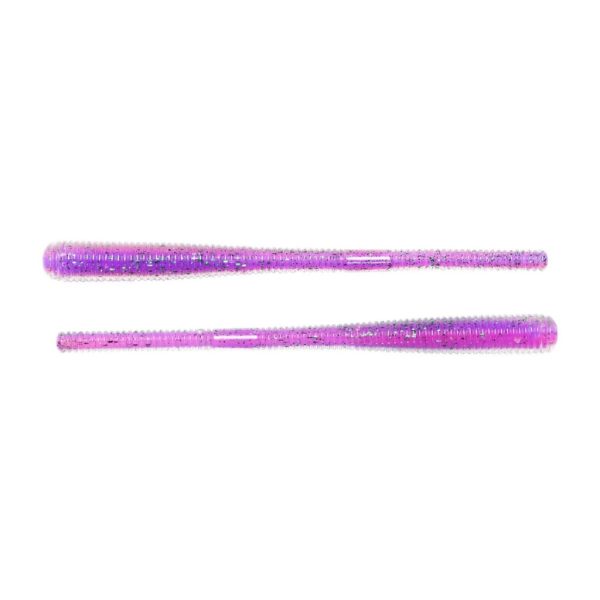 Livetarget Finesse Worm Roze-Paars 11,4cm Worm Imitatie 10 stuks