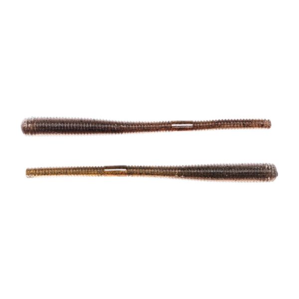 Livetarget Finesse Worm Bruin-Zwart 11,4cm Wormimitatie 10 stuks