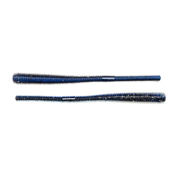 Livetarget Finesse Worm Zwart-Blauw 14cm Worm Imitatie 10st